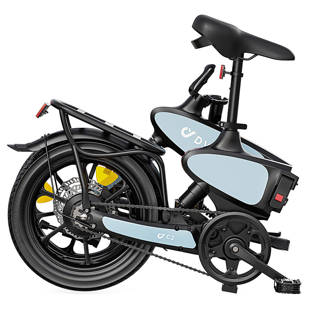 DYU C2 Electric Bike 16" Tires 250W Motor 48V 7.5Ah Battery