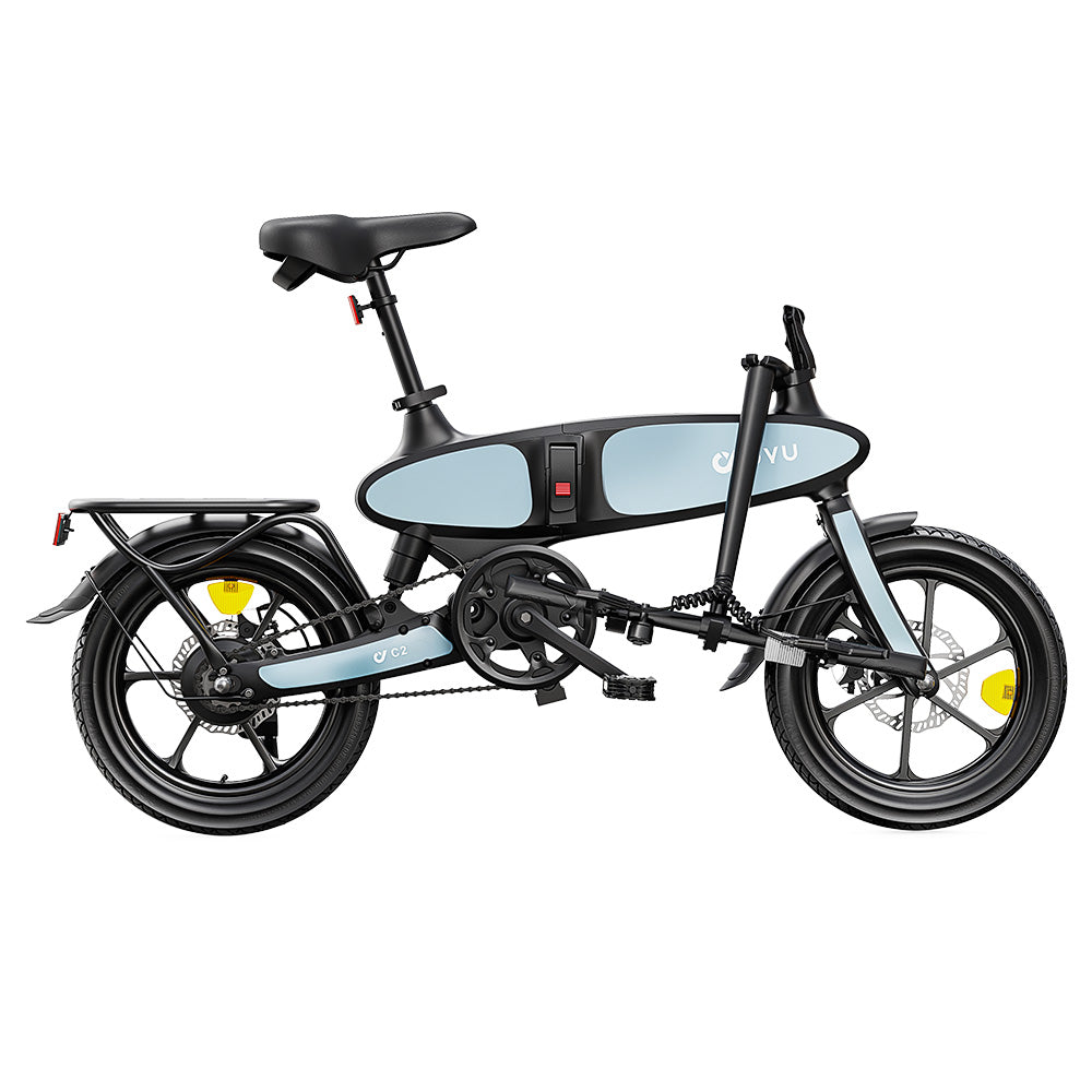 DYU C2 Electric Bike 16" Tires 250W Motor 48V 7.5Ah Battery