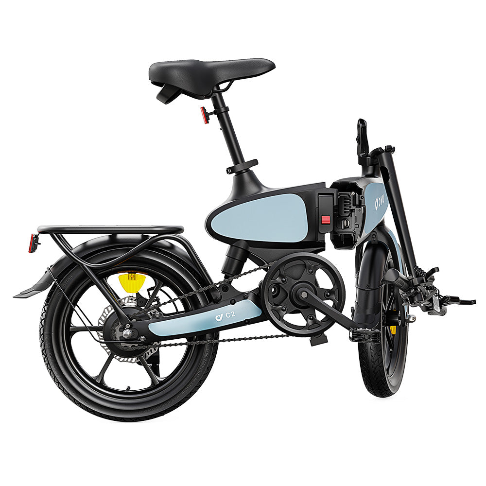 DYU C2 Electric Bike 16" Tires 250W Motor 48V 7.5Ah Battery