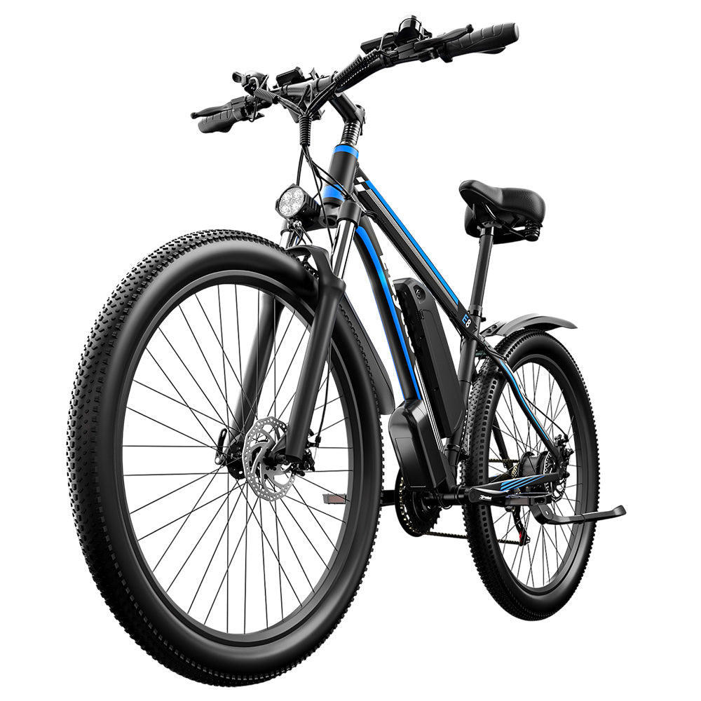 Bicicleta eléctrica de montaña E·Bycco E8, neumáticos de 29", motor de 750 W, batería de 48 V y 17,5 Ah