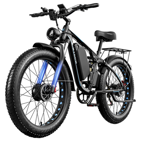 E·Bycco EB7 Pro Electric Bike 26" Tires Dual 1000W Motors 52V 23Ah Battery