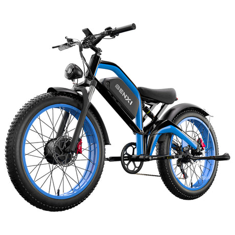E·Bycco EB9 Electric Bike 26" Tires Dual 1000W Motors 52V 23Ah Battery
