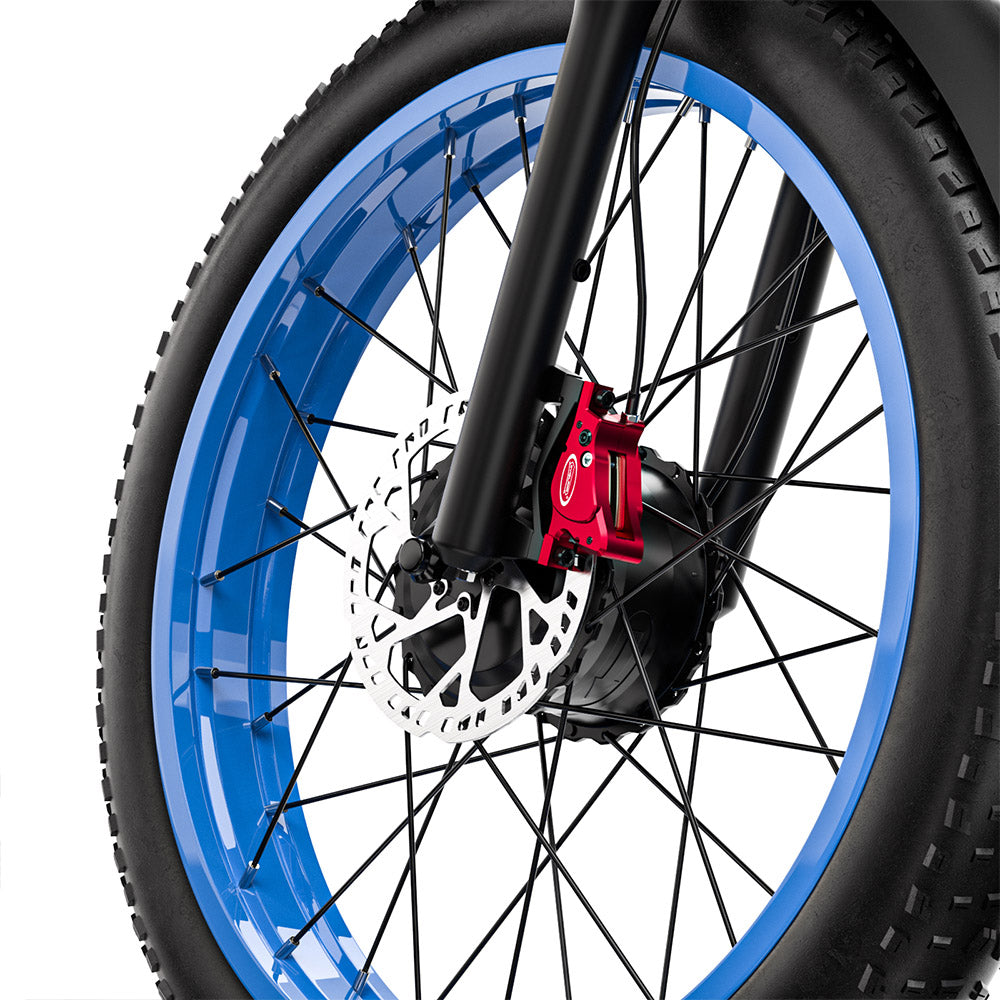 E·Bycco EB9 Electric Bike 26" Tires Dual 1000W Motors 52V 23Ah Battery