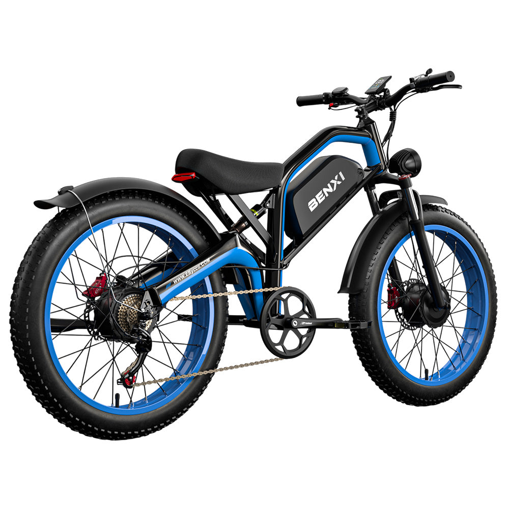 E·Bycco EB9 Electric Bike 26" Tires Dual 1000W Motors 52V 23Ah Battery