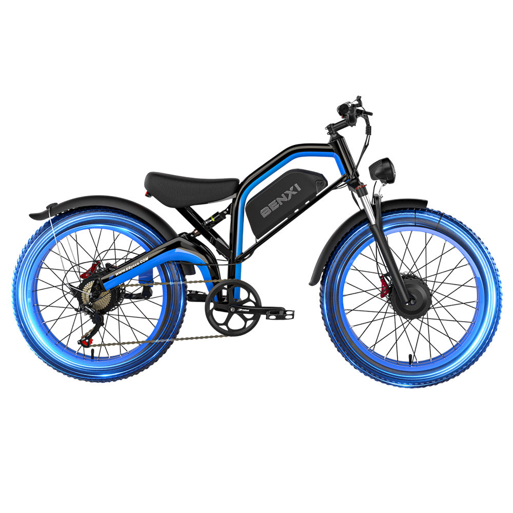 E·Bycco EB9 Electric Bike 26" Tires Dual 1000W Motors 52V 23Ah Battery