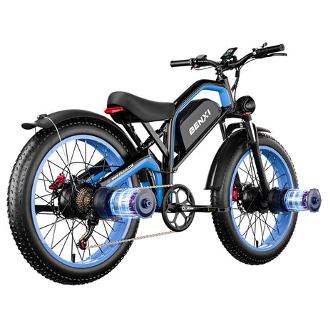 E·Bycco EB9 Electric Bike 26" Tires Dual 1000W Motors 52V 23Ah Battery