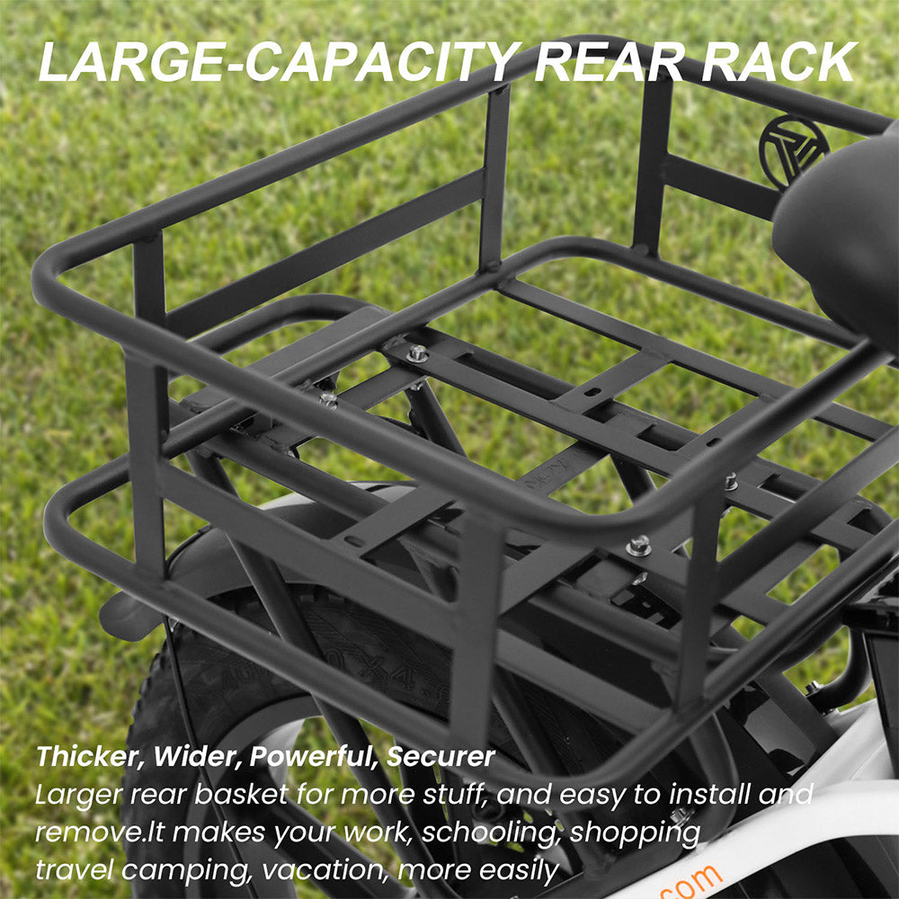 Portaequipajes delantero y trasero para bicicletas eléctricas Vitilan U3 y U7