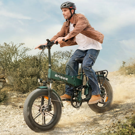 ENGWE ENGINE Pro 2.0 Electric Mountain Bike 20" Tires 750W Motor 52V 16Ah Battery