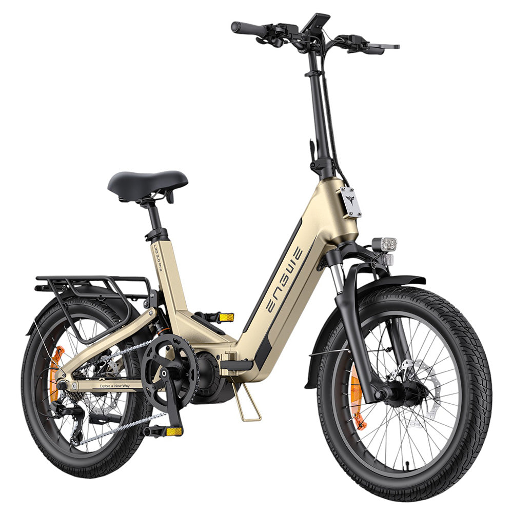 Bicicleta eléctrica ENGWE L20 3.0 Pro, neumáticos de 20", motor central de 250 W, batería de 48 V y 15 Ah