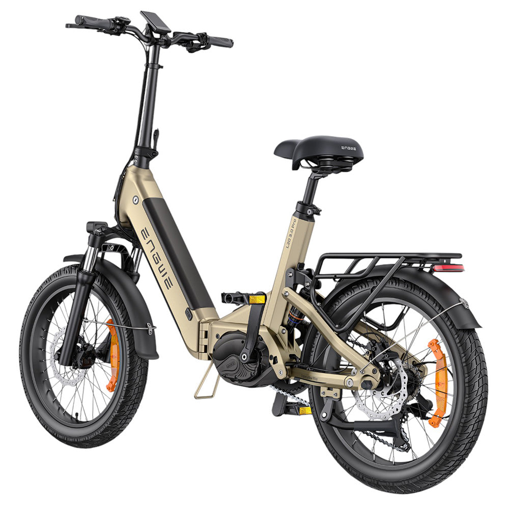 Bicicleta eléctrica ENGWE L20 3.0 Pro, neumáticos de 20", motor central de 250 W, batería de 48 V y 15 Ah