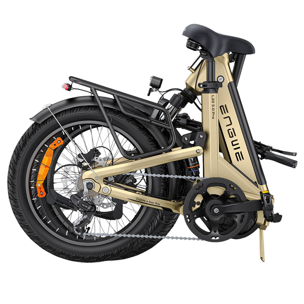 Bicicleta eléctrica ENGWE L20 3.0 Pro, neumáticos de 20", motor central de 250 W, batería de 48 V y 15 Ah