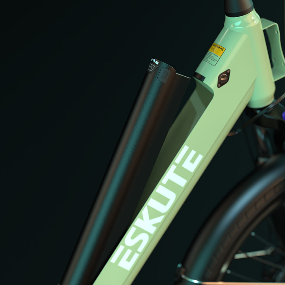 Bicicleta eléctrica ESKUTE C100, neumáticos de 26", motor de 250 W, batería de 36 V y 10,4 Ah