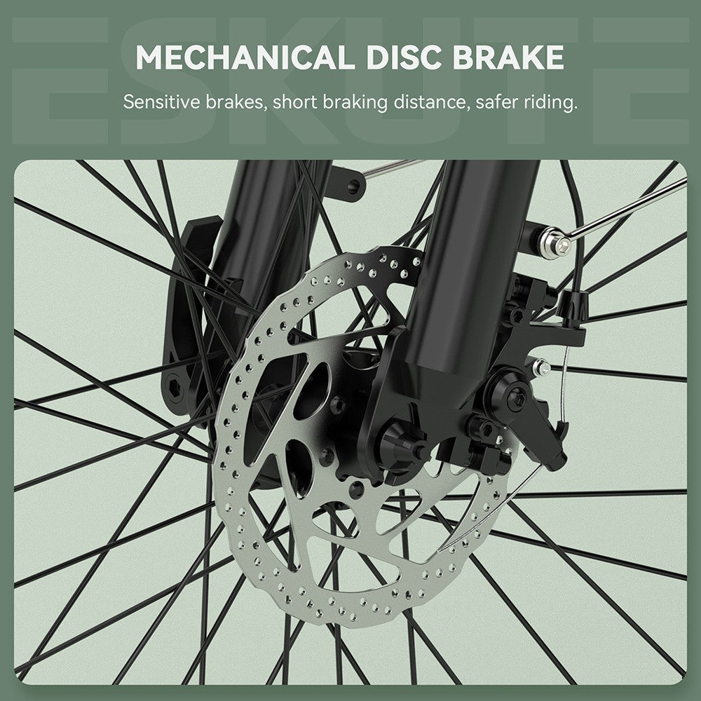 Bicicleta eléctrica ESKUTE C100, neumáticos de 26", motor de 250 W, batería de 36 V y 10,4 Ah