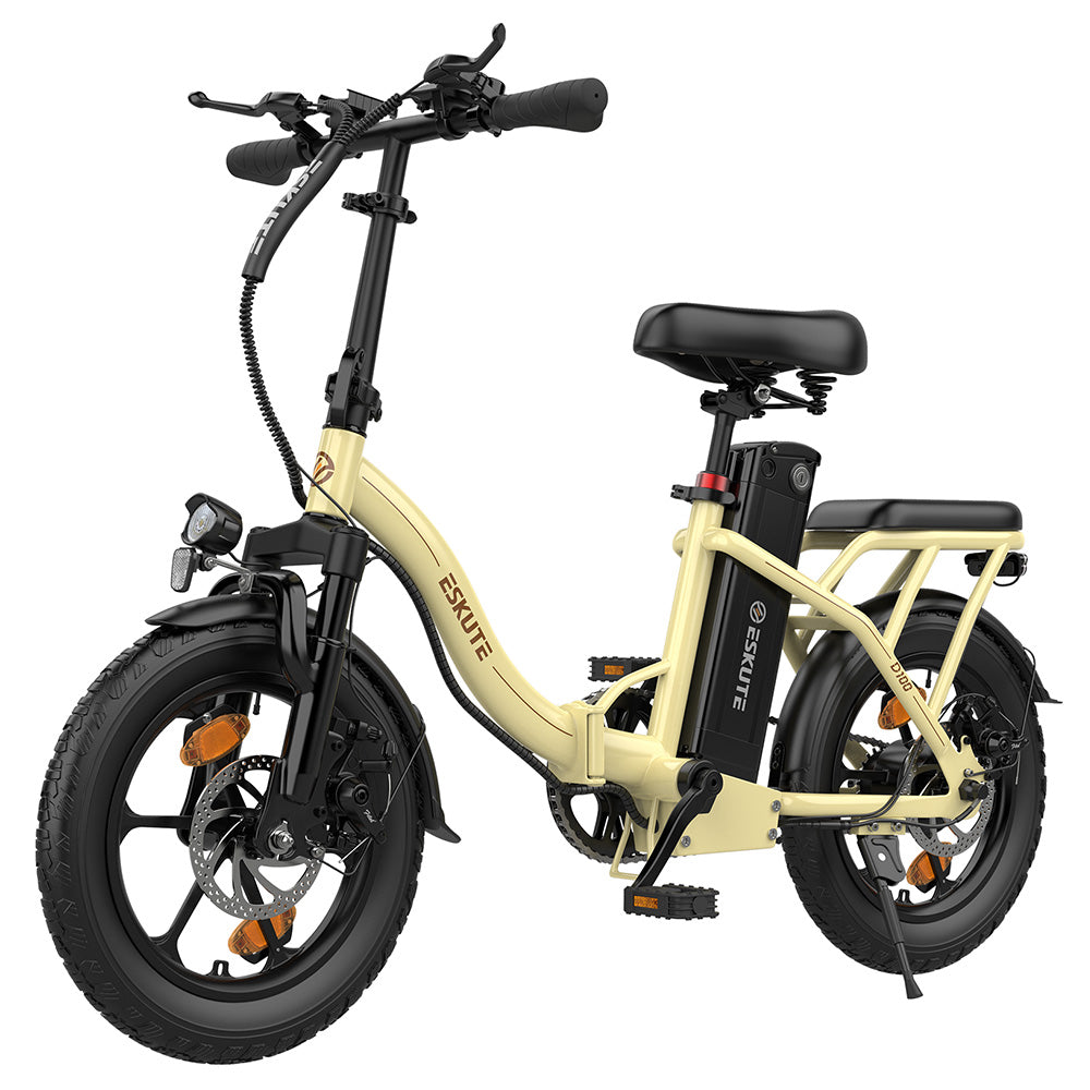 ESKUTE D100 Electric Bike 16" Tires 250W Motor 36V 13Ah Battery