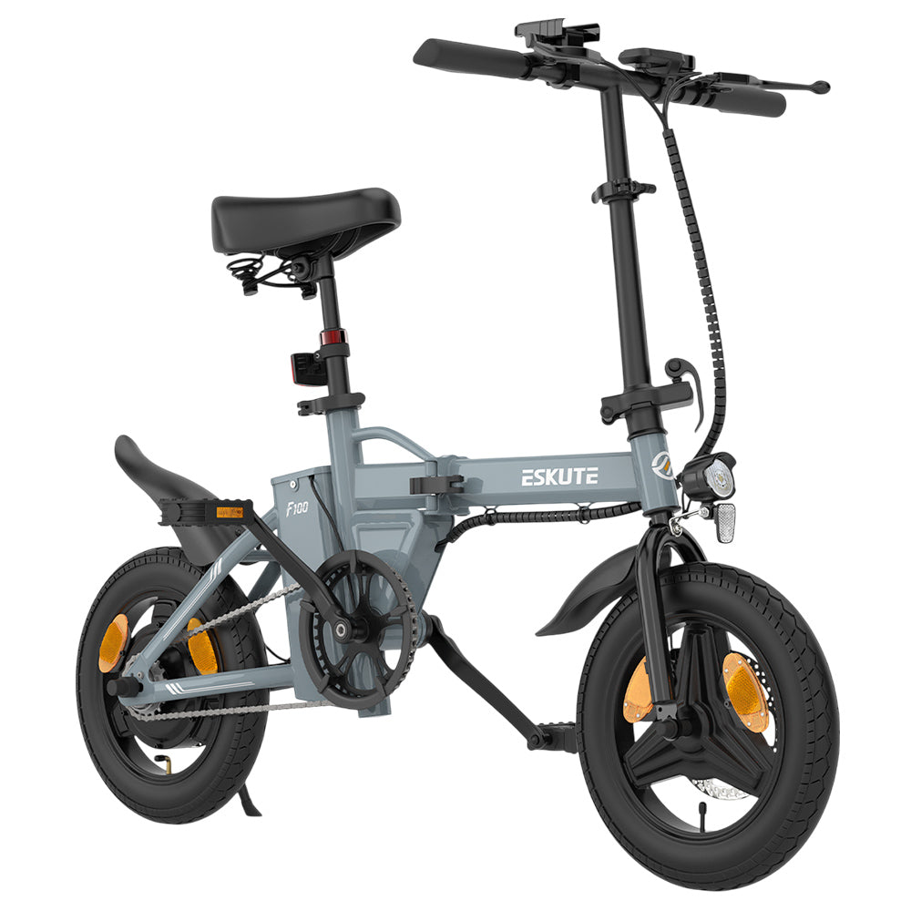 ESKUTE F100 Electric Folding Bike 14" Tires 250W Motor 36V 9Ah Battery