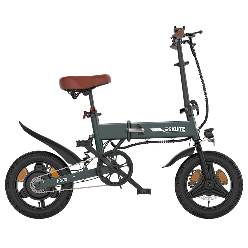 ESKUTE F200 Electric Folding Bike 14" Tires 250W Motor 36V 7.8Ah Battery