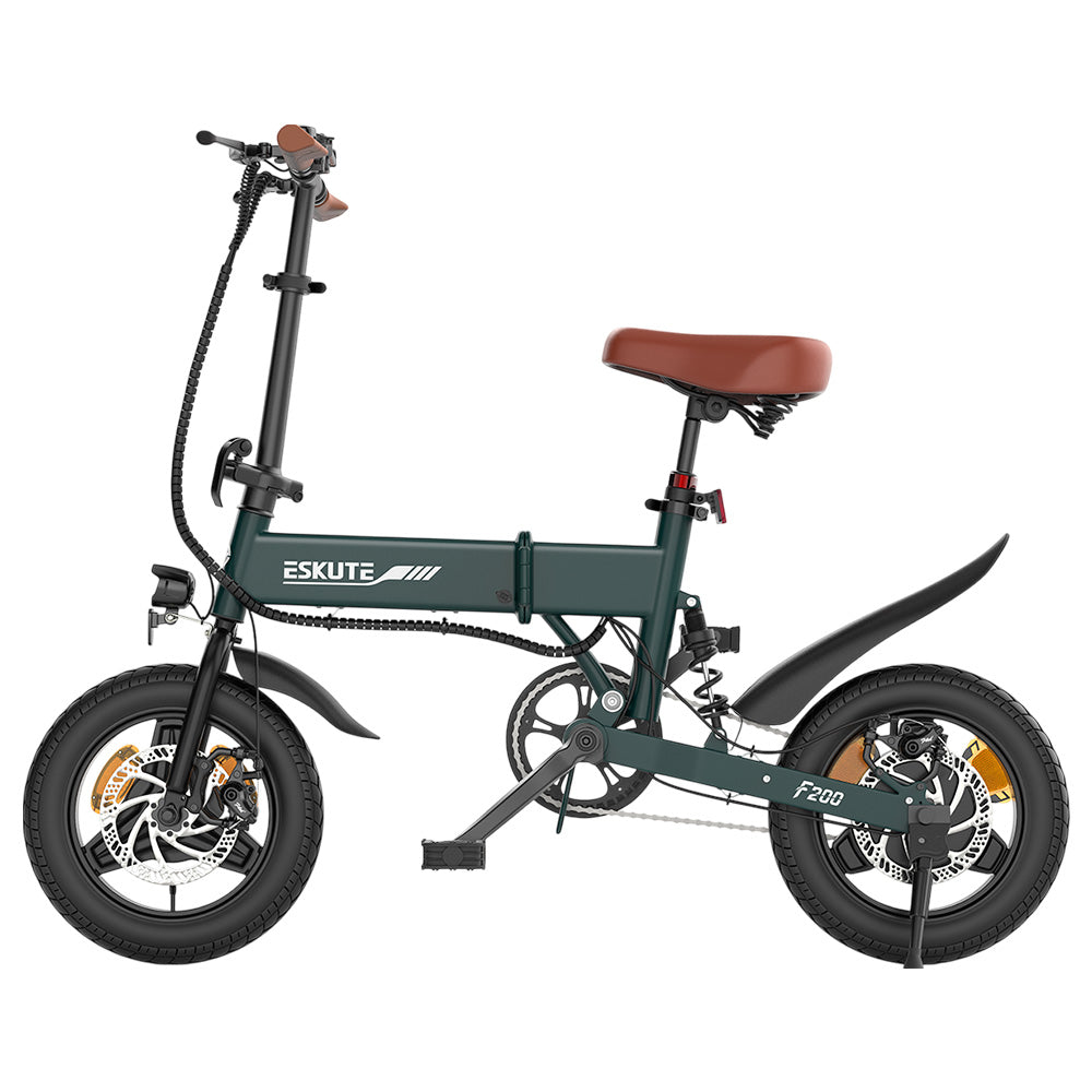 ESKUTE F200 Electric Folding Bike 14" Tires 250W Motor 36V 7.8Ah Battery
