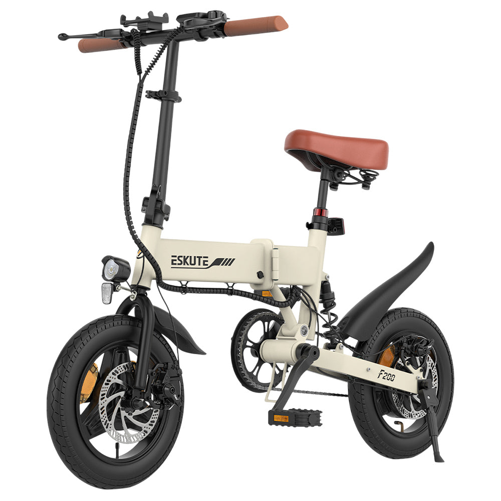 ESKUTE F200 Electric Folding Bike 14" Tires 250W Motor 36V 7.8Ah Battery