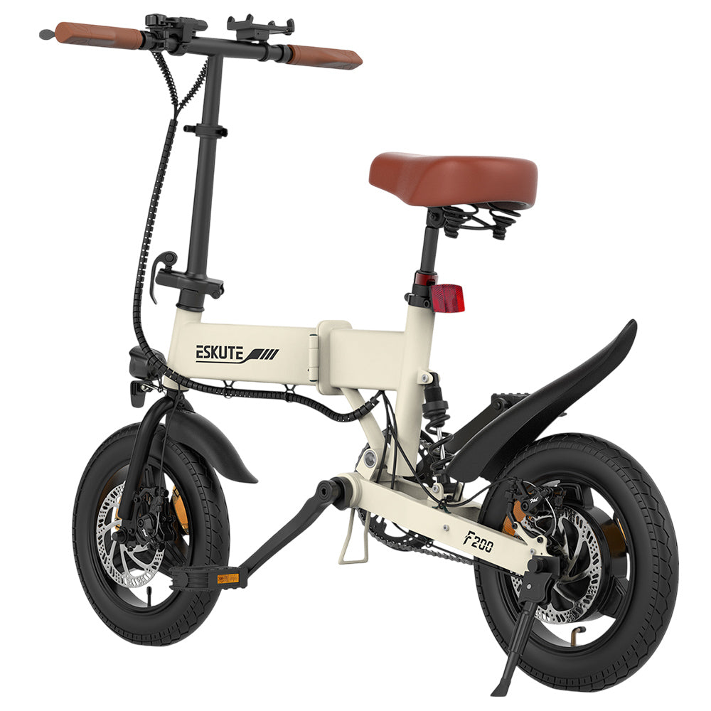 ESKUTE F200 Electric Folding Bike 14" Tires 250W Motor 36V 7.8Ah Battery