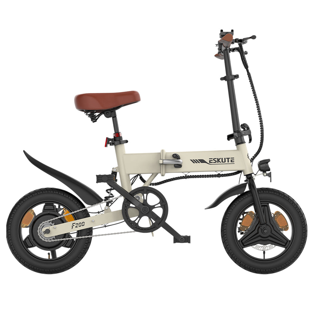 ESKUTE F200 Electric Folding Bike 14" Tires 250W Motor 36V 7.8Ah Battery