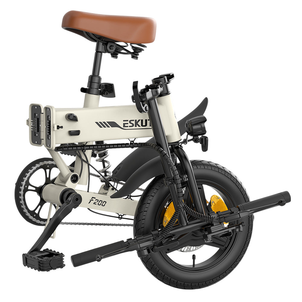 ESKUTE F200 Electric Folding Bike 14" Tires 250W Motor 36V 7.8Ah Battery