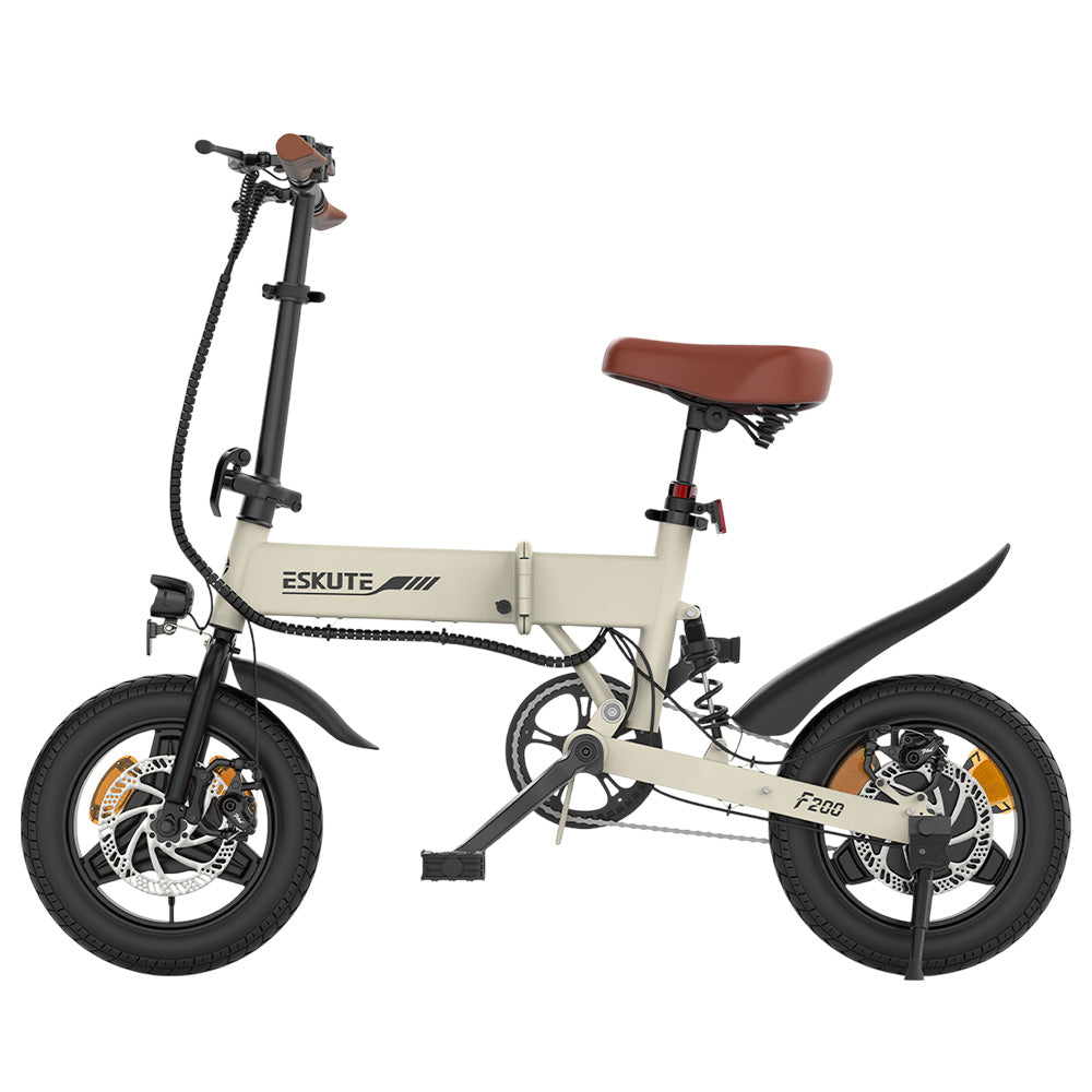 ESKUTE F200 Electric Folding Bike 14" Tires 250W Motor 36V 7.8Ah Battery