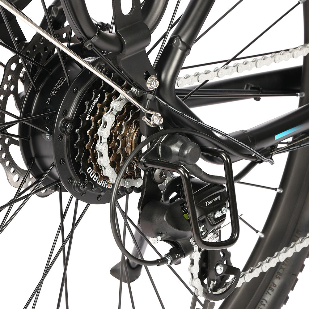 Bicicleta eléctrica ESKUTE Netuno, neumáticos de 27,5", motor Bafang de 250 W, batería de 36 V y 14,5 Ah