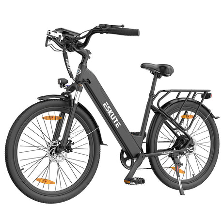 ESKUTE Polluno Plus Electric Commuter Bike 28" Tires 250W Motor 36V 20Ah Battery