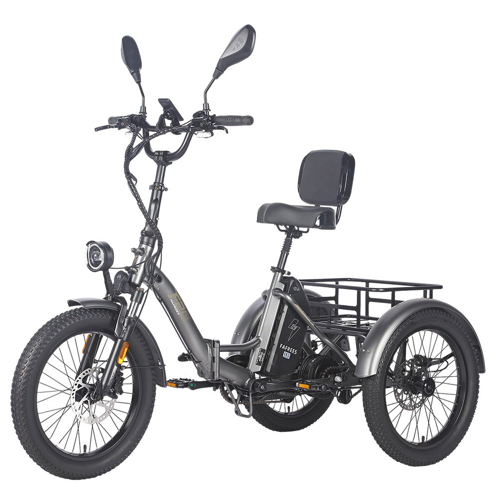 Fafrees F20 Mate Foldable Electric Tricycle 48V 23.45Ah Battery With L2e-P Certified