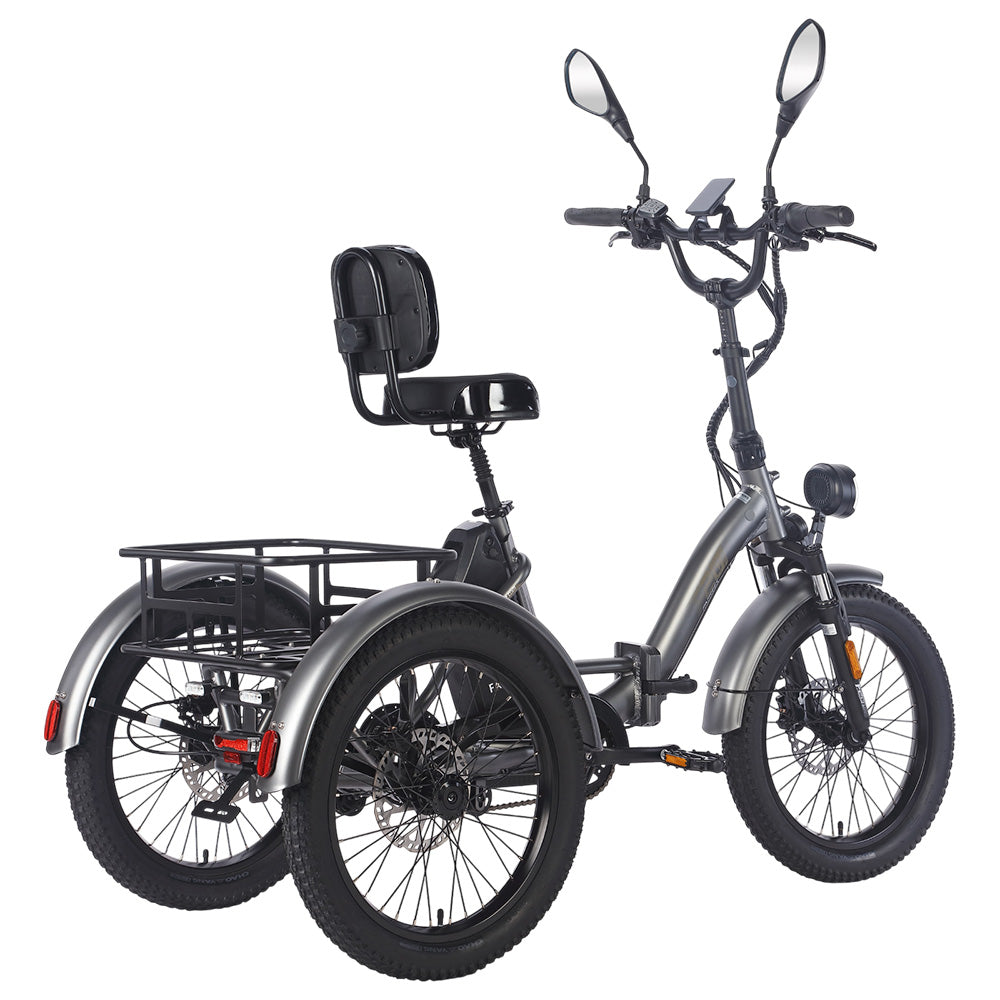 Fafrees F20 Mate Foldable Electric Tricycle 48V 23.45Ah Battery With L2e-P Certified