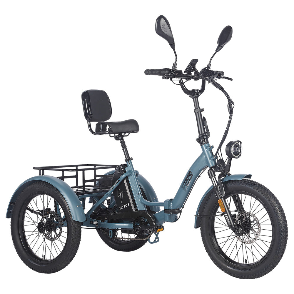 Fafrees F20 Mate Foldable Electric Tricycle 48V 23.45Ah Battery With L2e-P Certified