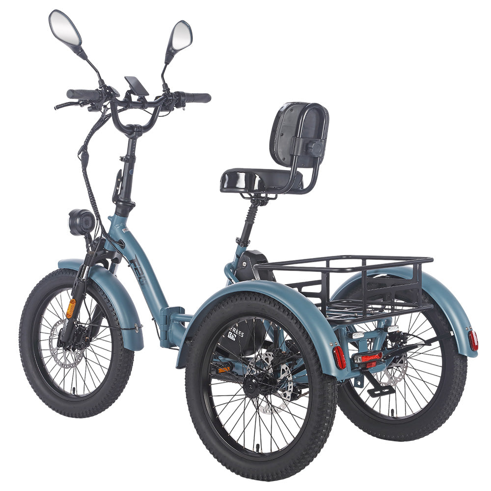 Fafrees F20 Mate Foldable Electric Tricycle 48V 23.45Ah Battery With L2e-P Certified