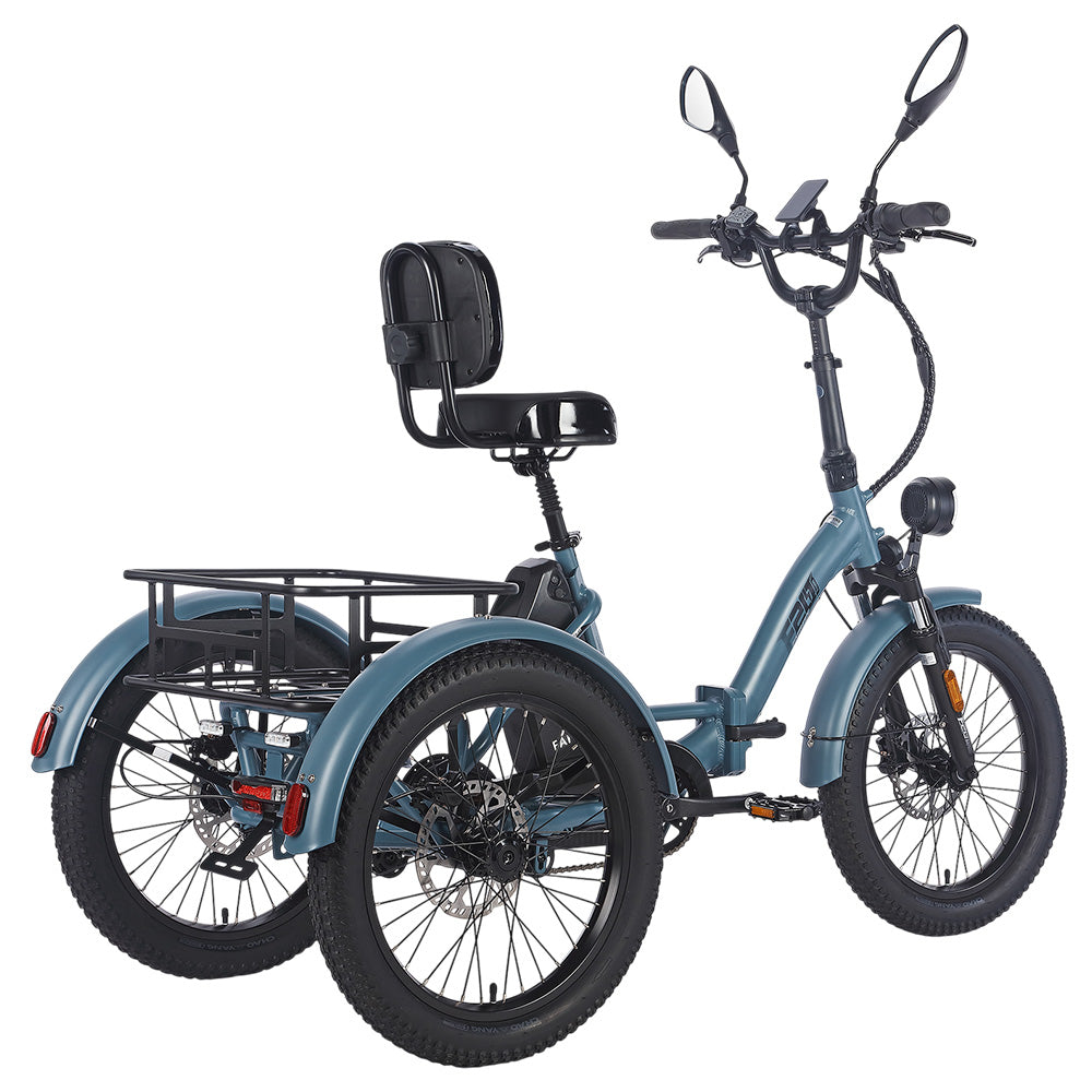 Fafrees F20 Mate Foldable Electric Tricycle 48V 23.45Ah Battery With L2e-P Certified