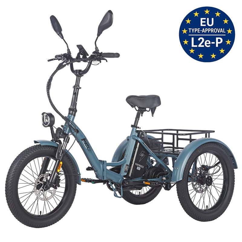 Fafrees F20 Mate Electric Cargo Tricycle 48V 21Ah Battery With L2e-P Certified