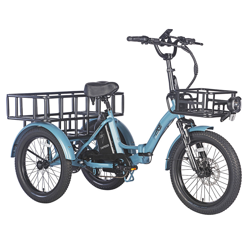 Fafrees F20 Mate Foldable Electric Cargo Tricycle 48V 18.2Ah Battery