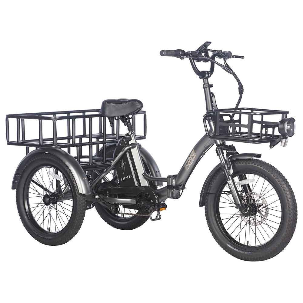 Fafrees F20 Mate Foldable Electric Cargo Tricycle 48V 18.2Ah Battery
