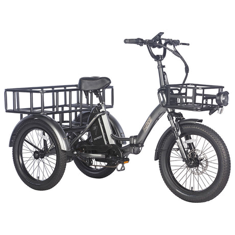 Fafrees F20 Mate Foldable Electric Cargo Tricycle 48V 18.2Ah Battery