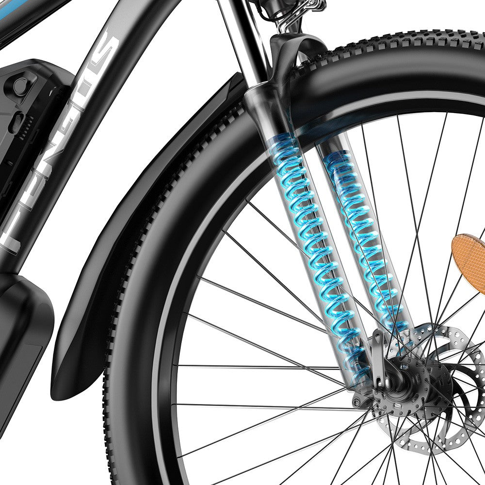 FENGQS Q8 Electric Bike 27.5" Tire 750W Motors 48V 17.5Ah Battery