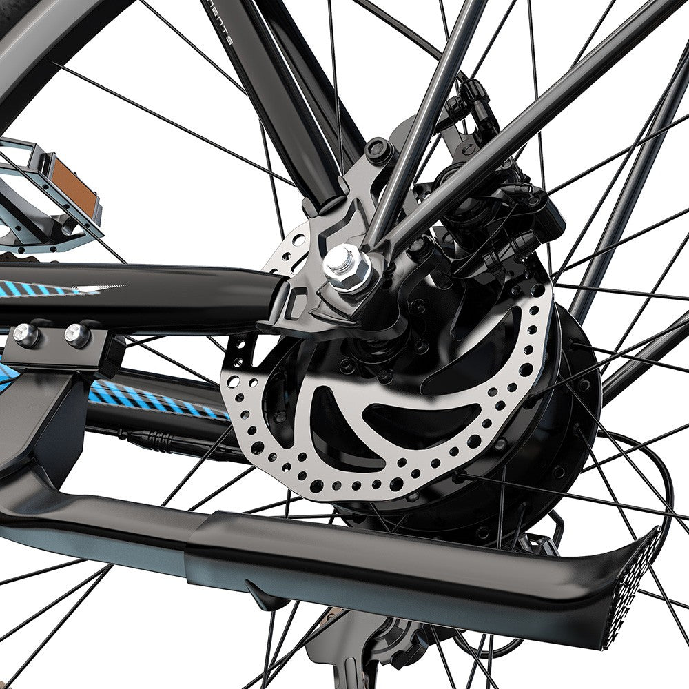 FENGQS Q8 Electric Bike 27.5" Tire 750W Motors 48V 17.5Ah Battery