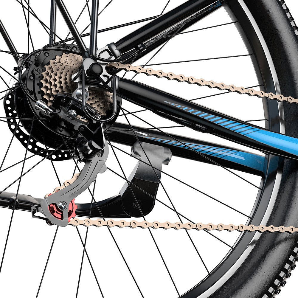 FENGQS Q8 Electric Bike 27.5" Tire 750W Motors 48V 17.5Ah Battery