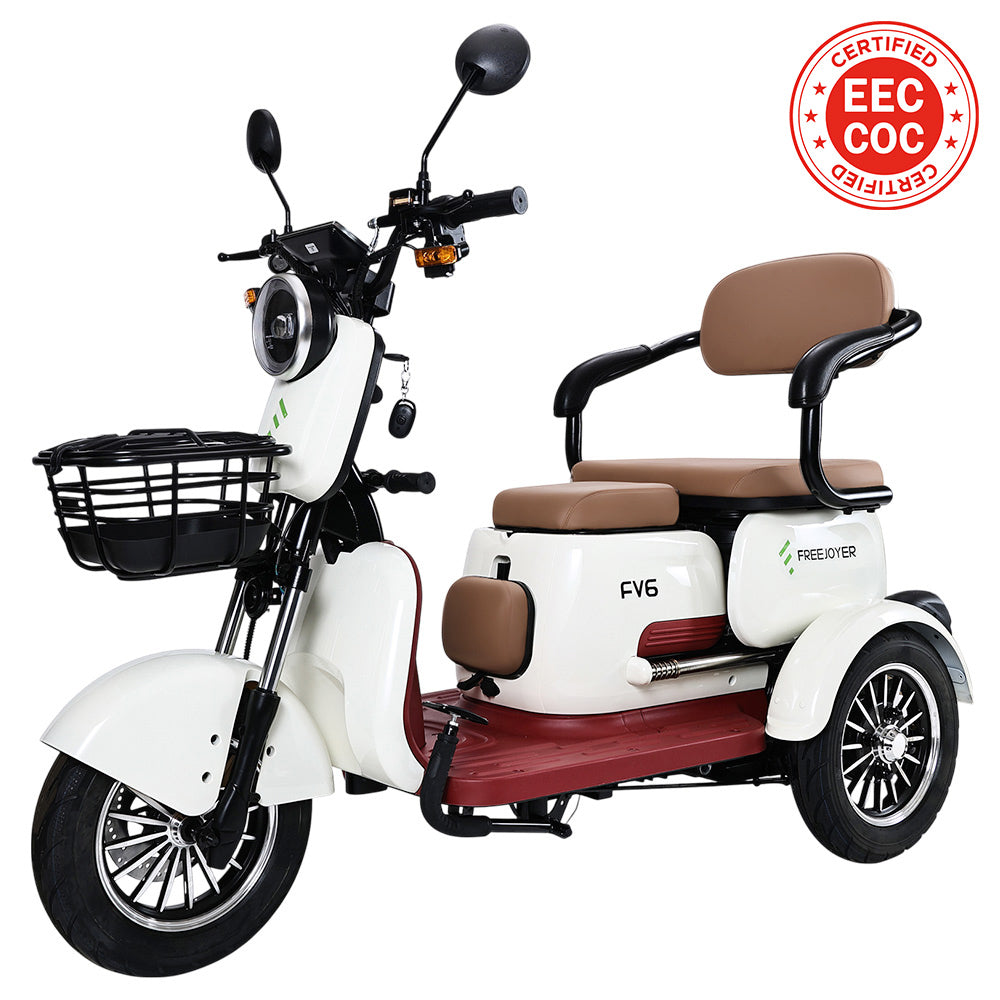 Freejoyer FV6 Electric Tricycle 1000W Motor 60V 20Ah Battery