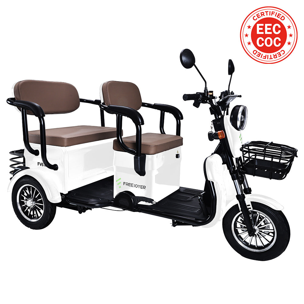 Freejoyer FV6 Max Electric Tricycle 1800W Motor 72V 20Ah Battery