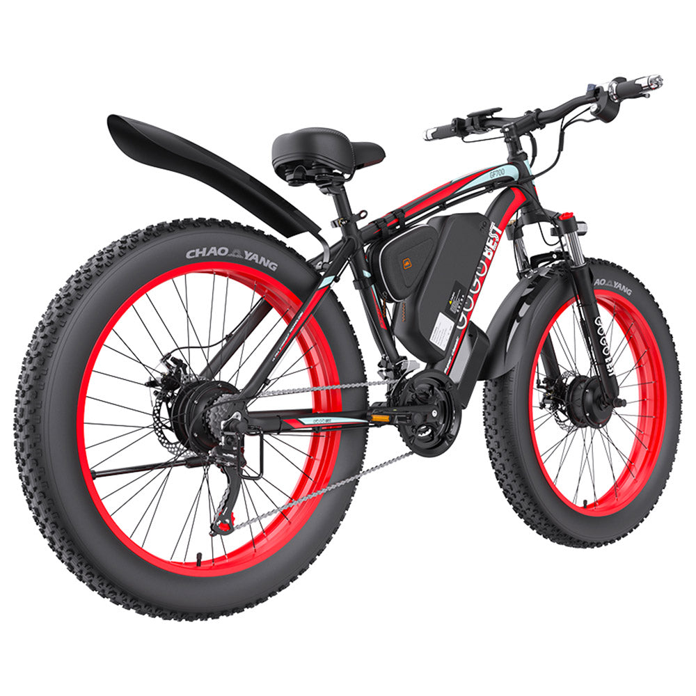 GOGOBEST GF700 Electric Bike 26" Tires Dual 500W Motors 48V 17.5Ah Battery