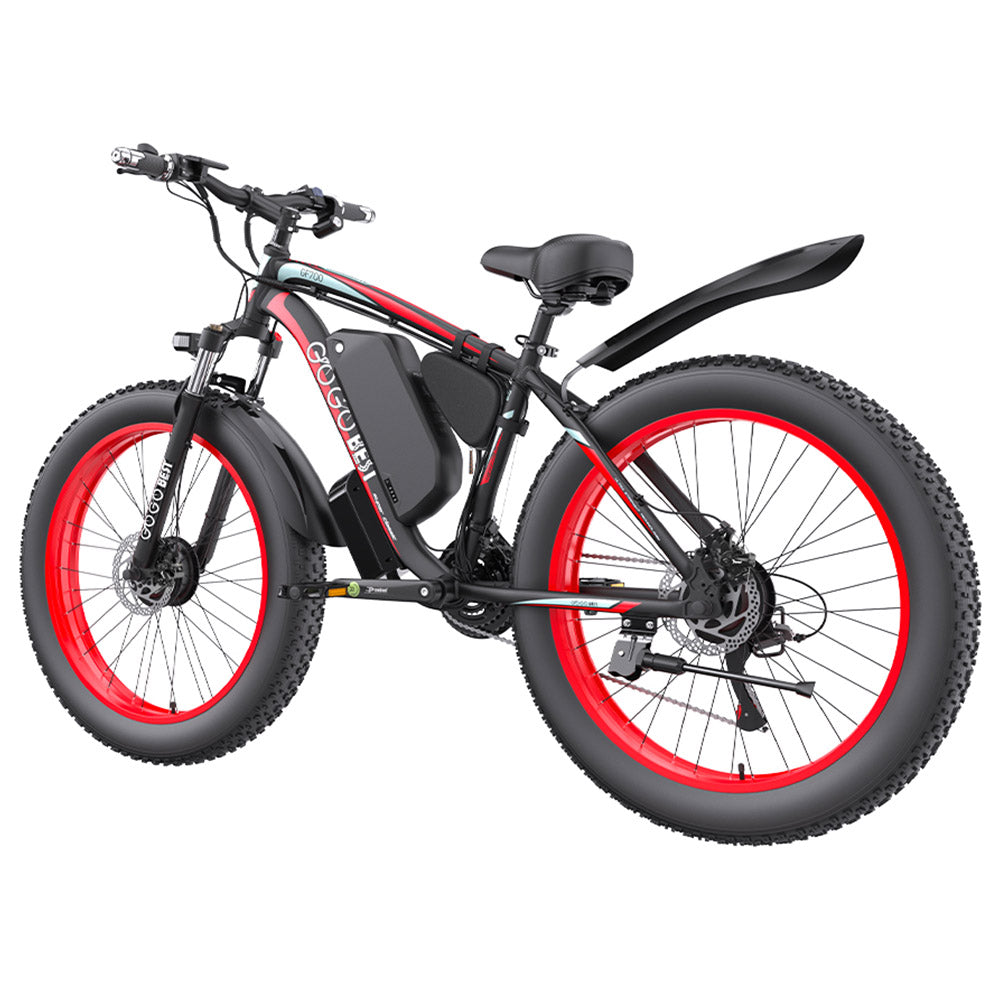 GOGOBEST GF700 Electric Bike 26" Tires Dual 500W Motors 48V 17.5Ah Battery