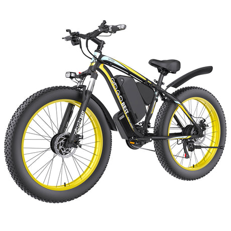 GOGOBEST GF700 Electric Bike 26" Tires Dual 500W Motors 48V 17.5Ah Battery