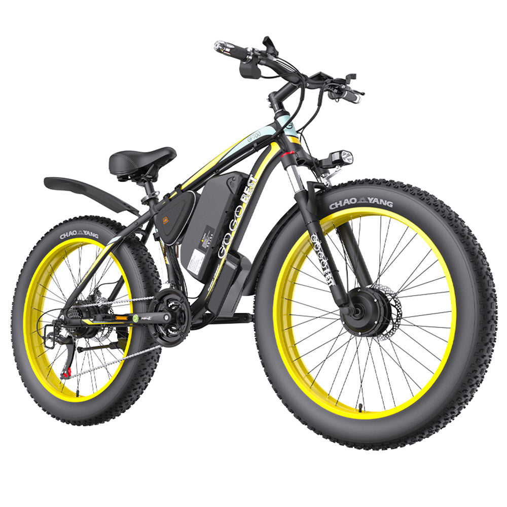 GOGOBEST GF700 Electric Bike 26" Tires Dual 500W Motors 48V 17.5Ah Battery