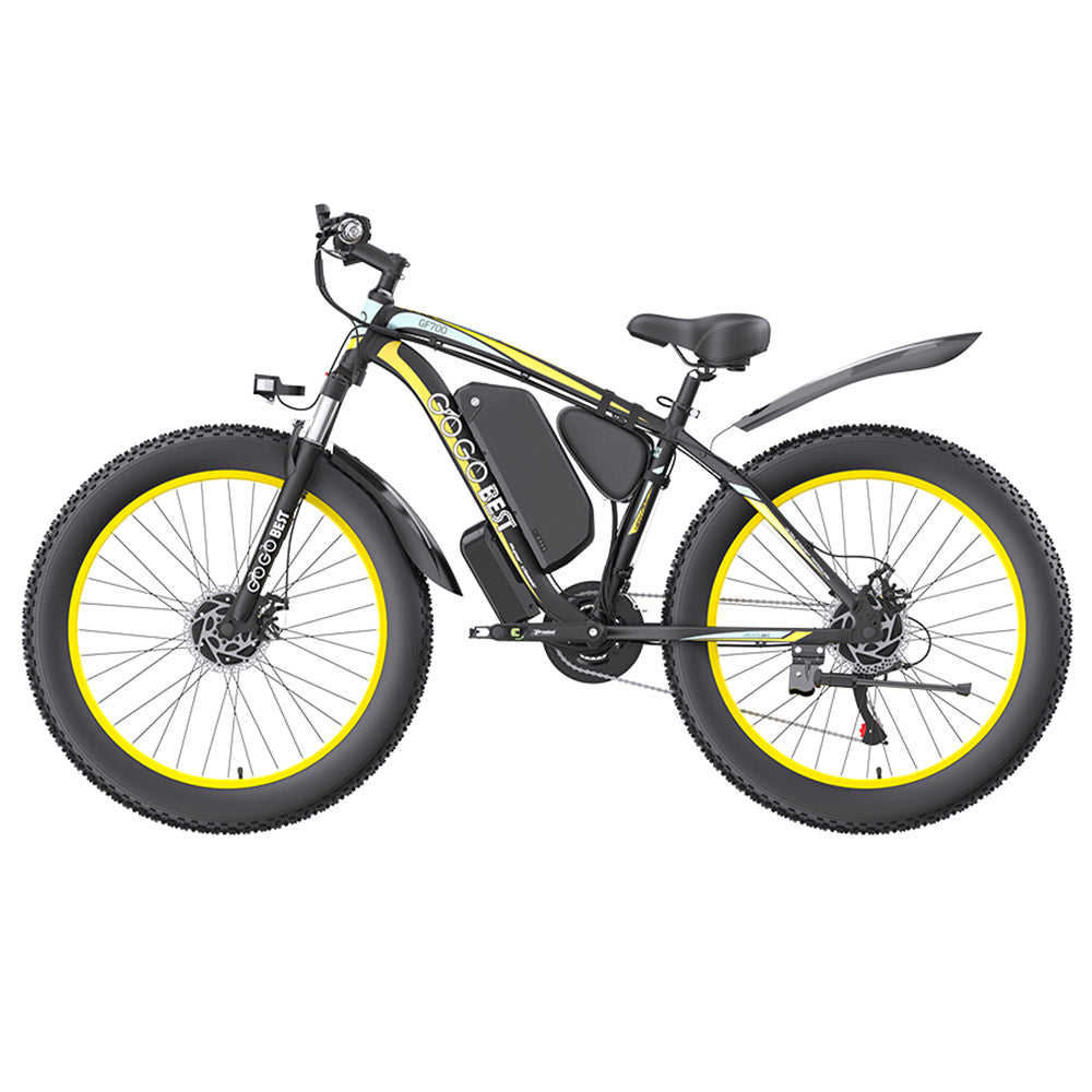 GOGOBEST GF700 Electric Bike 26" Tires Dual 500W Motors 48V 17.5Ah Battery