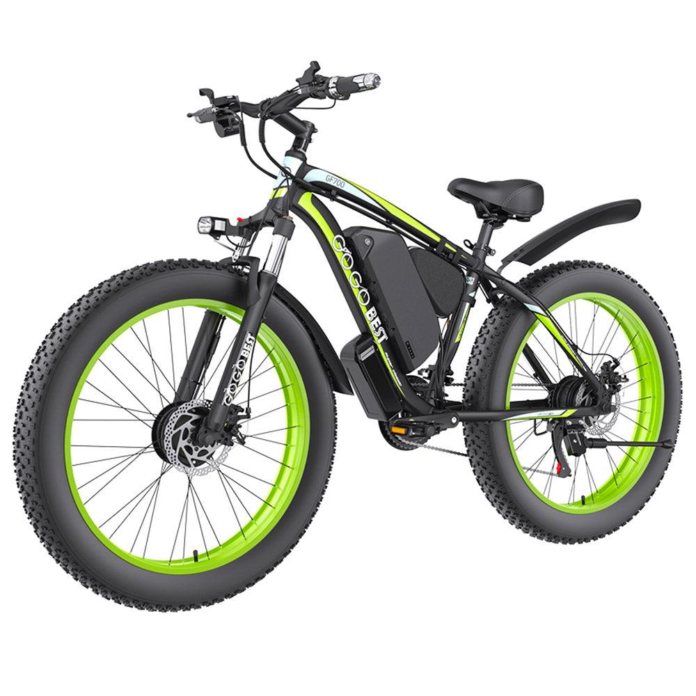 GOGOBEST GF700 Electric Bike 26" Tires Dual 500W Motors 48V 17.5Ah Battery