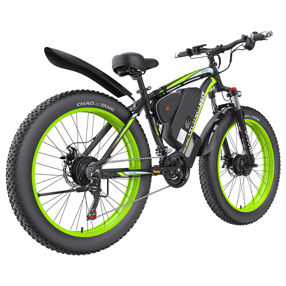 GOGOBEST GF700 Electric Bike 26" Tires Dual 500W Motors 48V 17.5Ah Battery