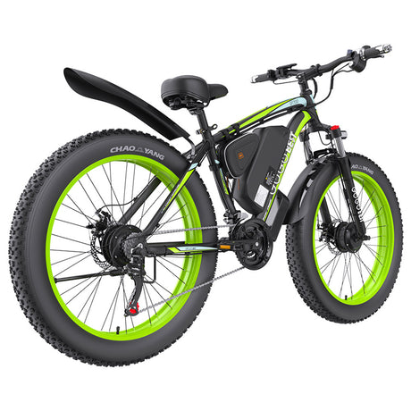 GOGOBEST GF700 Electric Bike 26" Tires Dual 500W Motors 48V 17.5Ah Battery
